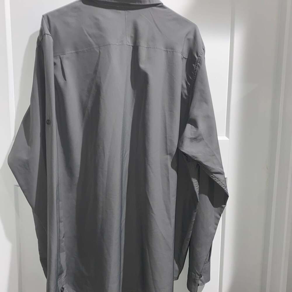 Under Armour Tide Chaser Long Sleeve Fishing Shirt, Gray, Men's Size XXL - Picture 3 of 3